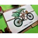 Картичка - Christmas Bike Tree - Bike Tree - на супер цена 5.00лв
