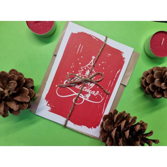 Картичка - Bike Christmas Tree - Bike Christmas Tree - на супер цена 5.00лв