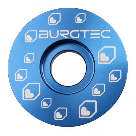 Капачка за пеперудка Burgtec - синя - 2073 blue - на супер цена 14.00лв