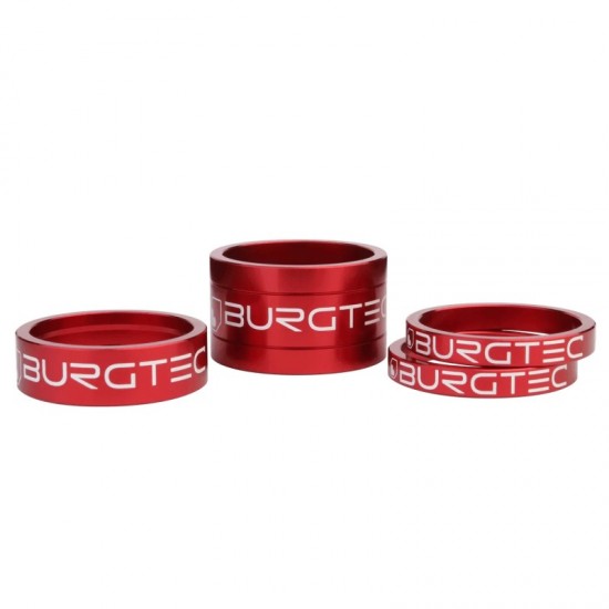 Спейсъри за вилка Burgtec - червени - 2086-red - на супер цена 23.00лв