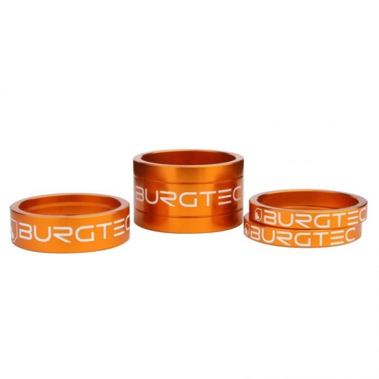 Спейсъри за вилка Burgtec - оранжеви - burgtec orange - на супер цена 20.00лв