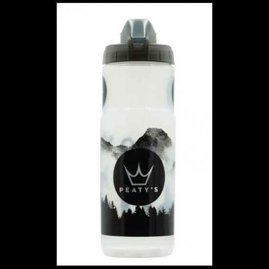 Бутилка Peaty's x Fidlock Lockin Bottle Mountains Clear 600ml - PBTL-MTN-CLR-600-12 - на супер цена 89.00лв Бутилка Peaty's x Fidlock Lockin Bottle Mountains Clear 600ml - PBTL-MTN-CLR-600-12 - на супер цена 89.00лв