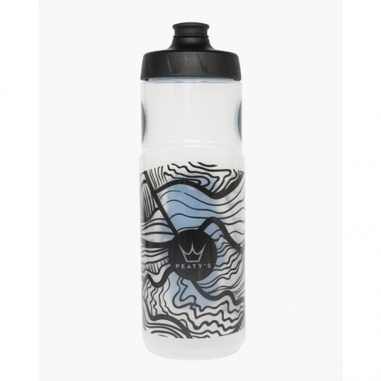 Поставка и бутилка Peaty's x Fidlock Lockin Bottle Topo Smoked 600ml - прозрачна - Fidlock Lockin Bottle - на супер цена 79.00лв