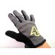 Ръкавици RACE FACE trigger gloves - Gray/Yellow - 202045-Charcoal - на супер цена 55.00лв