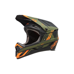 Каска O'NEAL BACKFLIP STRIKE V.23 BLACK/ORANGE/OLIVE