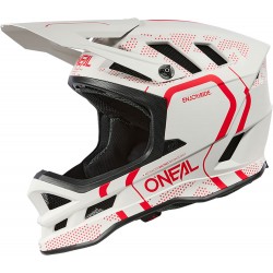 Каска O'NEAL BLADE STRIKE WHITE/RED V.25
