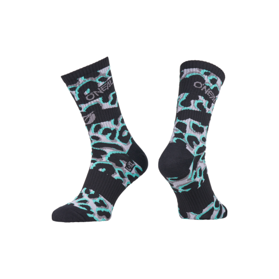 Вело чорапи O'NEAL MTB PERFORMANCE WILD BLACK/TEAL V.26 - MTB PERFORMANCE WILD BLACK/TEAL V.26 - на супер цена 10.99€ (21.49лв)