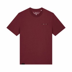 Тениска Peaty's AW25 PubWear Tee - Stacked / Burgundy