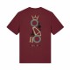 Тениска Peaty's AW25 PubWear Tee - Stacked / Burgundy - Stacked / Burgundy - на супер цена 65.00лв (33.23€)