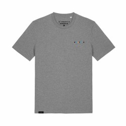 Тениска Peaty's AW25 PubWear Tee - Stacked / Heather Grey