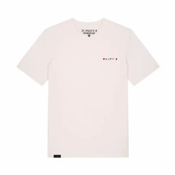 Тениска Peaty's AW25 PubWear Tee - Stacked / Vintage White