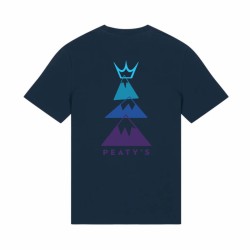 Тениска Peaty's AW25 PubWear Tee - Summit / French Navy