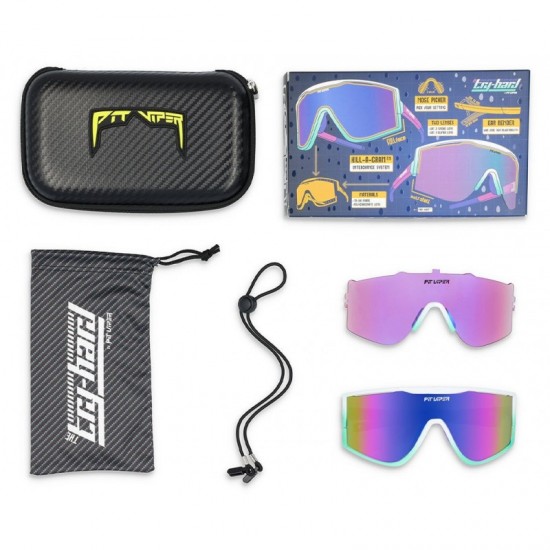 Очила за колоездене Pit Viper The Bonaire Breeze Try-Hard - Blue-Purple Lens - Try-Hard - Blue-Purple Lens - на супер цена 259.00лв