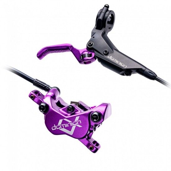 Хидравлична спирачка Hayes Dominion A4 - задна или предна - Лилава - A4 purple - на супер цена 339.00лв