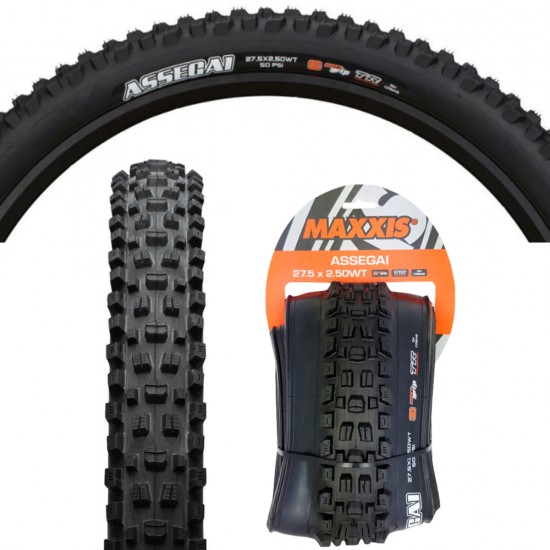 Външна гума Maxxis Assegai 3C Maxx Terra / EXO / TR / WT 27,5" x 2,50 - 11013 - на супер цена 109.00лв
