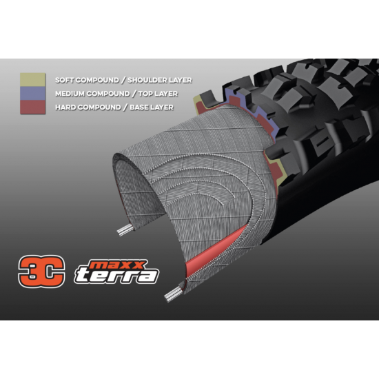 Външна гума Maxxis Assegai 3C Maxx Terra / EXO / TR / WT 27,5" x 2,50 - 11013 - на супер цена 109.00лв