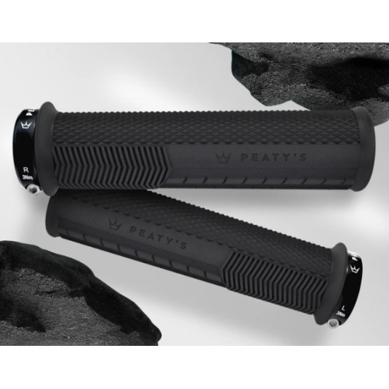 Грипове Peaty's Monarch Grip - Knurl - Thin - Black - Knurl - Thin - Black - на супер цена 49.00лв Грипове Peaty's Monarch Grip - Knurl - Thin - Black - Knurl - Thin - Black - на супер цена 49.00лв