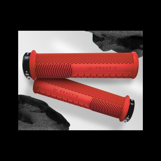 Грипове Peaty's Monarch Grip - Knurl - Thin - Red - Knurl - Thin - Red - на супер цена 49.00лв
