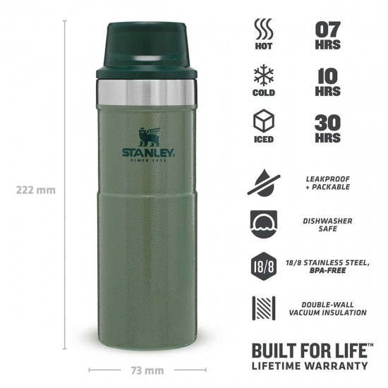 Чаша за път STANLEY THE TRIGGER-ACTION TRAVEL MUG - 470 мл - 6939236348065 - на супер цена 75.90лв