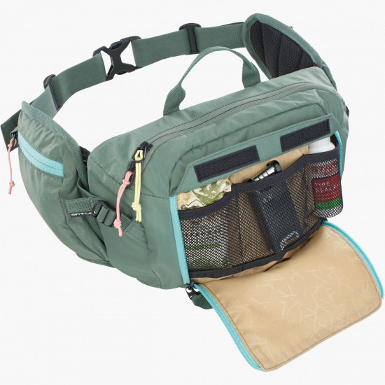 Чанта за кръста EVOC HIP PACK 3L + 1.5l Bladder OLIVE - 102506307 - на супер цена 219.00лв Чанта за кръста EVOC HIP PACK 3L + 1.5l Bladder OLIVE - 102506307 - на супер цена 219.00лв