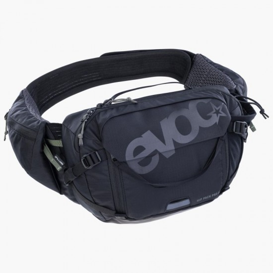 Чанта за кръста EVOC Hip Pack Pro 3l + 1.5l Bladder Black - 102613100 - на супер цена 299.00лв Чанта за кръста EVOC Hip Pack Pro 3l + 1.5l Bladder Black - 102613100 - на супер цена 299.00лв
