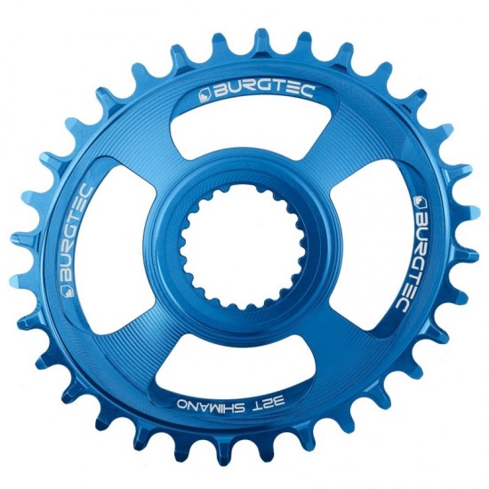 Плоча Burgtec Shimano Direct Mount - Blue - BurgtecShimanoMountBlue - на супер цена 119.00лв