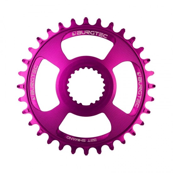 Плоча Burgtec Shimano Direct Mount - 34T - Purple Rain - 34T - Purple Rain - на супер цена 129.00лв